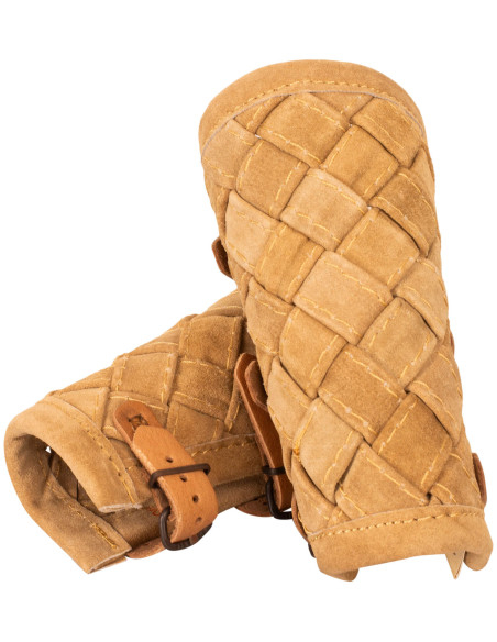 Bracciali medievali in cuoio modello...