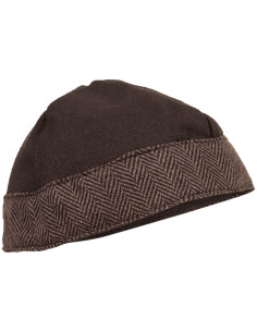 Cappello medieval in cotone modello Gilli, colore marrone... 2