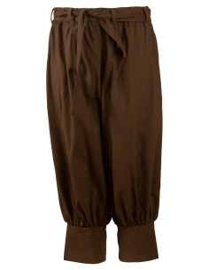 Pantaloni medievali in cotone modello Offnir, colore marrone