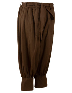 Pantaloni medievali in cotone modello Offnir, colore marrone 2
