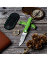 Coltello da caccia Cudeman modello MT-10 verde (con custodia)