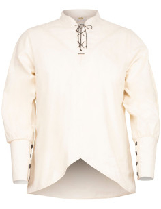 Camicia medieval uomo modello Arantir, colore naturale 2
