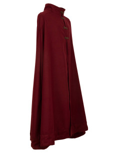 Cappa medievale in lana modello Ceres, colore bordeaux