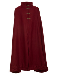 Cappa medievale in lana modello Ceres, colore bordeaux 2