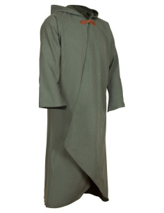 Cappotto medievale in cotone modello Faelyn, colore verde 2