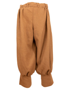 Pantaloni medievali in lana modello Offnir, colore sabbia 2
