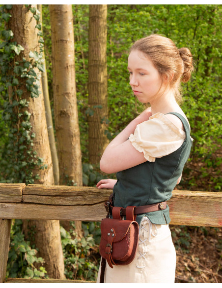 Corpetto medievale in cotone modello...