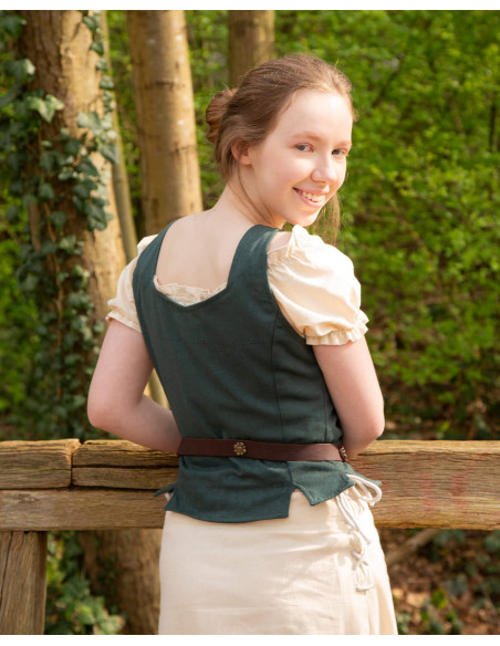 Corpetto medievale in cotone modello...