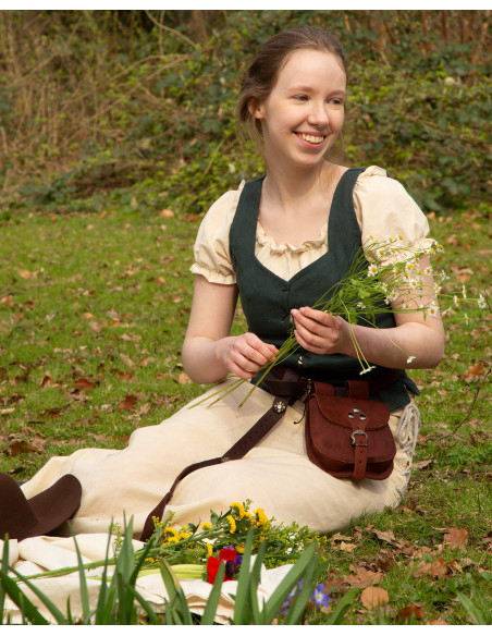 Corpetto medievale in cotone modello...