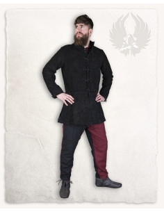 Cappotto medievale in pelle scamosciata modello Tilly,... 2