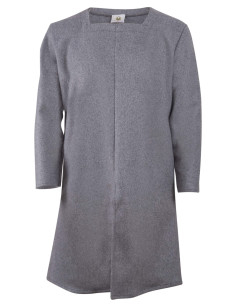 Tunika medievale in lana modello Sigeric, colore grigio