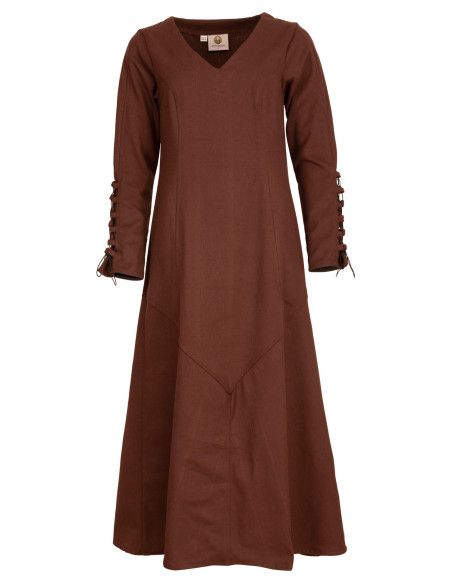 Tunika medievale lunga in cotone...