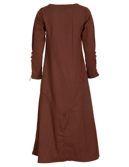 Tunika medievale lunga in cotone...