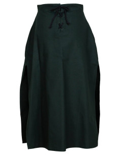 Gonna medievale in cotone modello Antaris, colore verde... 2