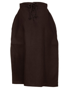Gonna medieval in cotone modello Antaris, colore nero 2