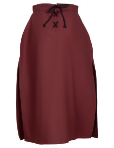 Gonna medievale in cotone modello Antaris, colore bordeaux 2