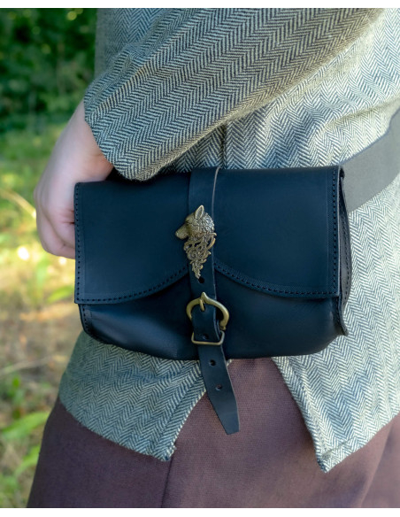 Borsa medievale design lupo modello...