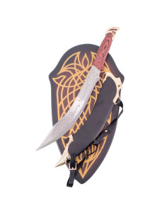 Coltello da elfo con fodero e supporto 2