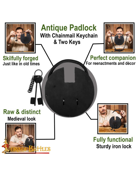 Lucchetto in ferro forgiato a mano...