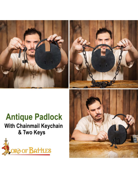 Lucchetto in ferro forgiato a mano...