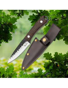 Coltello da caccia Albainox in legno wengè (20,70 cm.)