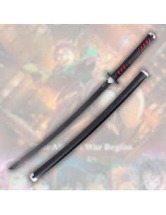 Katana decorativa Kamado Tanjirou, Kimetsu No Yaiba
