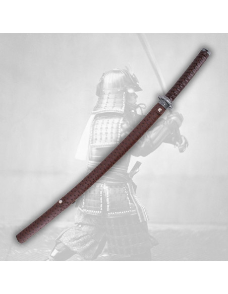 Katana decorativa con fodero rosso,...