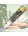 Cuchillo Third mango forma cartuccia caccia dipinto (11,3 cm.)