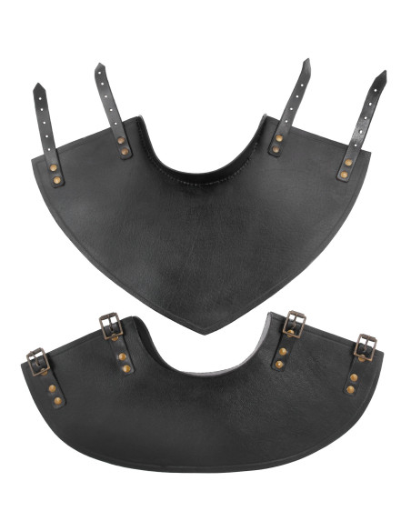 Gorjal medieval in pelle modello...