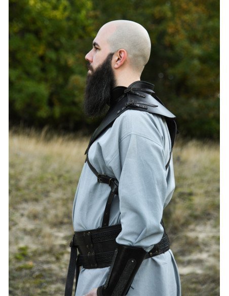 Gorjal medieval in pelle modello...