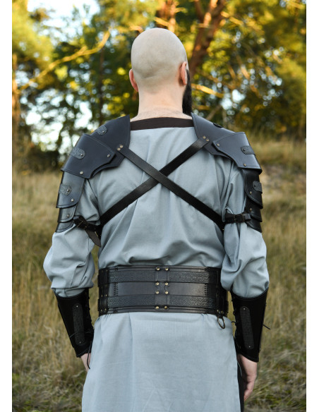 Spalliera medievale in pelle modello...