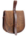 Borsa medievale in pelle modello Sindri, colore marrone
