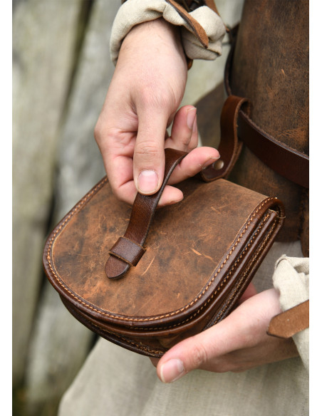 Borsa medievale in pelle modello...