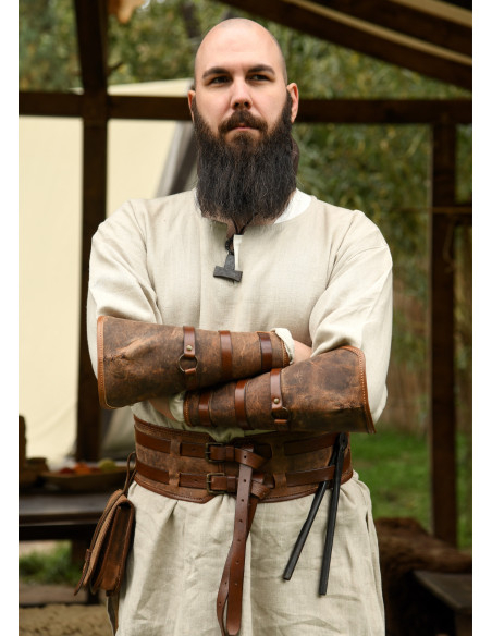 Bracciale medievale in pelle modello...