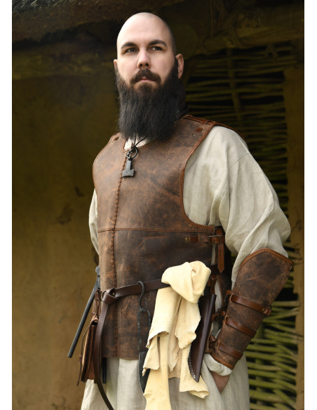 Bracciale medievale in pelle modello...