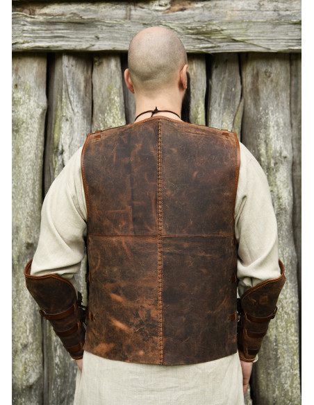 Pettorale medievale in cuoio modello...