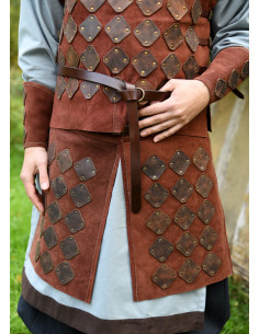 Gonna medievale in pelle scamosciata modello Vidar,... 2