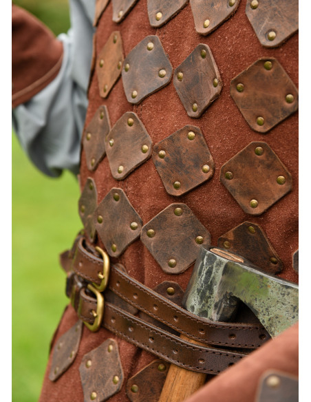 Pettorale medievale in pelle modello...