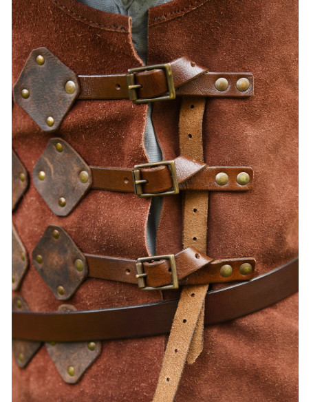 Pettorale medievale in pelle modello...