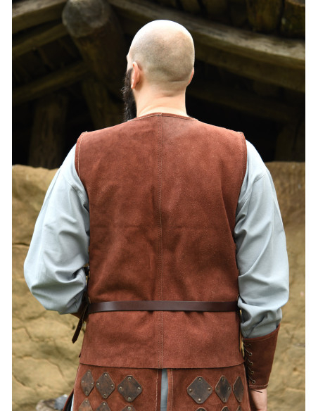 Pettorale medievale in pelle modello...