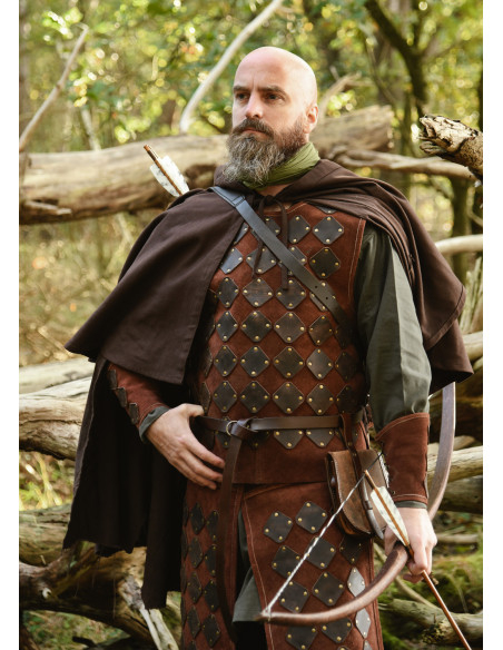 Pettorale medievale in pelle modello...