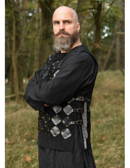 Pettorale medievale in pelle modello...