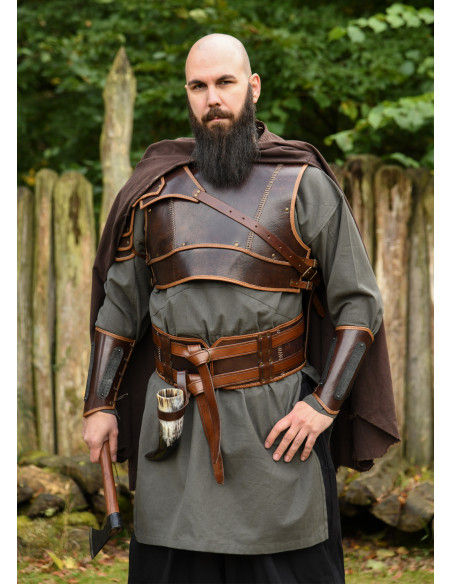 Cintura medieval doppia in cuoio...