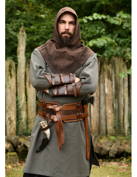 Cintura medieval doppia in cuoio...