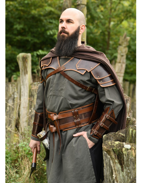 Cintura medieval doppia in cuoio...