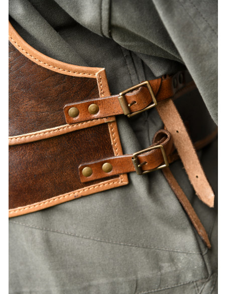 Pettorale medievale in pelle modello...