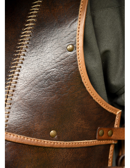 Pettorale medievale in pelle modello...