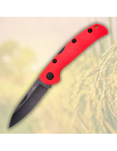 Coltello a blocco Third N76 rosso (19 cm.)