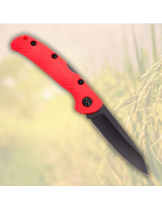Coltello a blocco Third N76 rosso (19 cm.) 2
