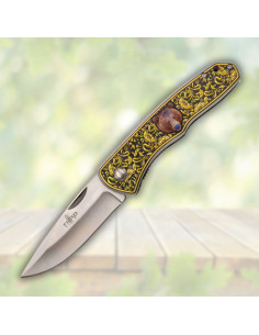 Coltello da campo Third decorato orso (20,7 cm.)